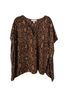 Michael Kors Snake Print Brown Kimono Size L - photo 8