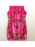 Needle & Thread 100% Polyester 100% Polyester 100% Polyester Floral Pink Cocktail Dress Size 4 - photo 4