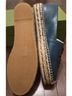Tory Burch 100% Leather Blue Flats Size 9 - photo 4