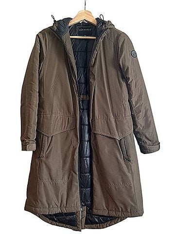 Bernardo Water-Resistant Quilted Parka Raincoat (view 1)