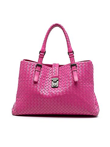 Bottega Veneta Medium Nappa Intrecciato Roma Tote (view 1)