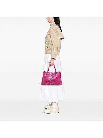 Bottega Veneta Medium Nappa Intrecciato Roma Tote (view 2)