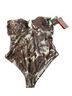 SOFIA Floral Multi Color One Piece Swimsuit Size L - photo 1