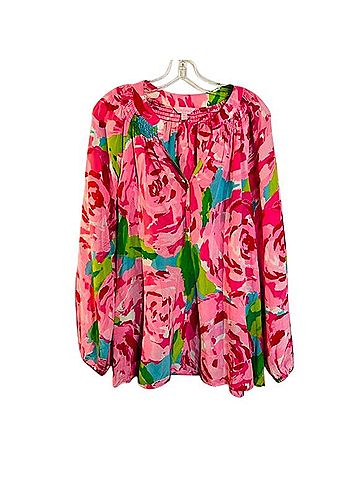 Lilly Pulitzer Elsa Long Sleeve Blouse (view 2)