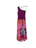 AMUR 100% Polyester Floral Pink Purple Green Multi Color Cocktail Dress Size 4 - photo 2