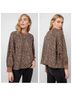 Rails Leopard Print Brown Black White Pullover Sweater Size XS - photo 5