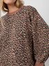 Rails Leopard Print Brown Black White Pullover Sweater Size XS - photo 4