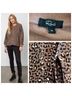 Rails Leopard Print Brown Black White Pullover Sweater Size XS - photo 14