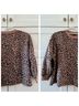Rails Leopard Print Brown Black White Pullover Sweater Size XS - photo 6