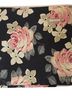Kayond 100% Cotton 100% Fleece Floral Black Pink Laptop Bag One size - photo 6