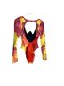 Andrea Iyamah Print Multi Color One Piece Swimsuit Size XS - photo 2