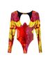 Andrea Iyamah Print Multi Color One Piece Swimsuit Size XS - photo 1