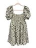 Altar'd State Animal Print Ivory Black Casual Dress Size S - photo 4