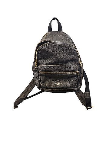 Coach Leather Backpack (view 1)