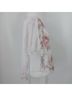 Brittany Black Floral White Pink T-Shirt Size S - photo 4