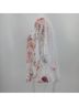 Brittany Black Floral White Pink T-Shirt Size S - photo 6