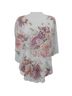 Brittany Black Floral White Pink T-Shirt Size S - photo 1
