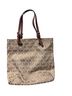 Michael Kors Print Tan Leather Tote One size - photo 1