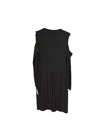 Lauren by Ralph Lauren Cold Shoulder Ruched Wrap Dress Cocktail Dress (view 2)