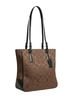 Coach 100% Leather Jacquard Brown Shoulder Bag One size - photo 1