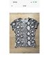 ALLSAINTS Animal Print Black White Short Sleeve Blouse Size 4 - photo 3