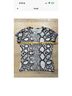 ALLSAINTS Animal Print Black White Short Sleeve Blouse Size 4 - photo 4