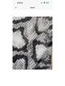 ALLSAINTS Animal Print Black White Short Sleeve Blouse Size 4 - photo 7