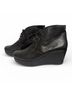 BCBGeneration 100% Leather Black Wedges Size 9 1/2 - photo 4