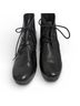 BCBGeneration 100% Leather Black Wedges Size 9 1/2 - photo 5