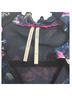 Anthropologie 100% Polyester Floral Teal Pink Long Sleeve Blouse Size S - photo 3