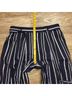 J.Crew 100% Cotton Stripes Blue White Casual Pants Size 12 (tall) - photo 5