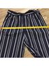 J.Crew 100% Cotton Stripes Blue White Casual Pants Size 12 (tall) - photo 7