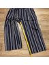 J.Crew 100% Cotton Stripes Blue White Casual Pants Size 12 (tall) - photo 9