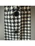 Melanie Lyne Houndstooth Black White Blazer Size 4 - photo 9