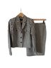 Melanie Lyne Houndstooth Black White Blazer Size 4 - photo 1