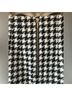 Melanie Lyne Houndstooth Black White Blazer Size 4 - photo 6
