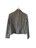Melanie Lyne Houndstooth Black White Blazer Size 4 - photo 4