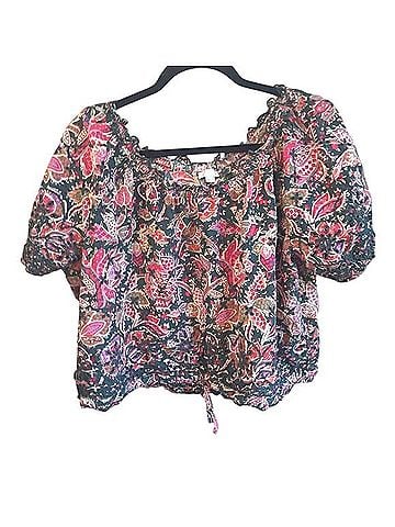 Jennifer & Grace Short Sleeve Blouse (view 1)