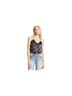 Cami NYC 100% Silk Floral Black Multi Color Sleeveless Top Size L - photo 1