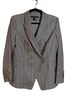 White House Black Market Houndstooth Gray White Blazer Size 10 - photo 2