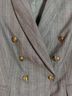 White House Black Market Houndstooth Gray White Blazer Size 10 - photo 5