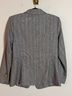 White House Black Market Houndstooth Gray White Blazer Size 10 - photo 3