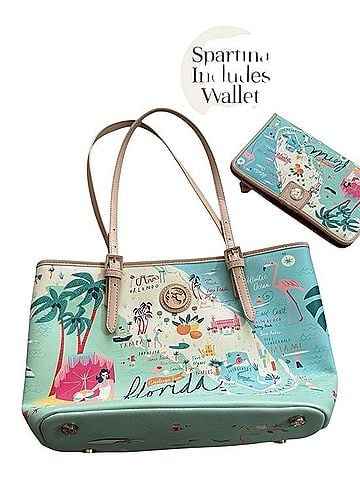 Spartina 449 Florida Map Tote Tote (view 1)