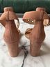 Gianvito Rossi 100% Suede Tan Sandals Size EU 37 1/2 - photo 7