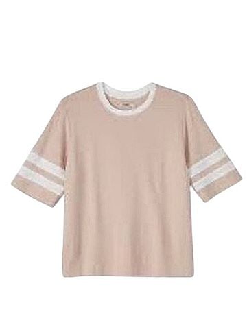 Faherty Cloud Cotton Varsity Short Sleeve T-Shirt (view 1)