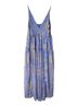 Free People 100% Polyester 100% Modal Print Blue Multi Color Casual Dress Size S - photo 2