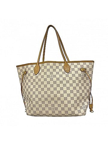 Louis Vuitton Louis Vuitton Damier Azur Neverfull MM Tote Bag N51107 White Women's (view 1)