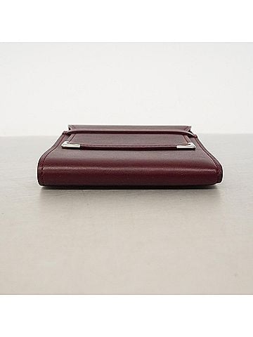 Cartier Cartier Tri-fold Wallet Must Leather Bordeaux Men's (view 2)
