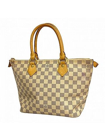 Louis Vuitton Louis Vuitton Damier Azur Saleya PM Tote Bag N51186 White Women's (view 1)