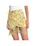 Lulus Floral Green Yellow Multi Color Casual Skirt Size M - photo 1